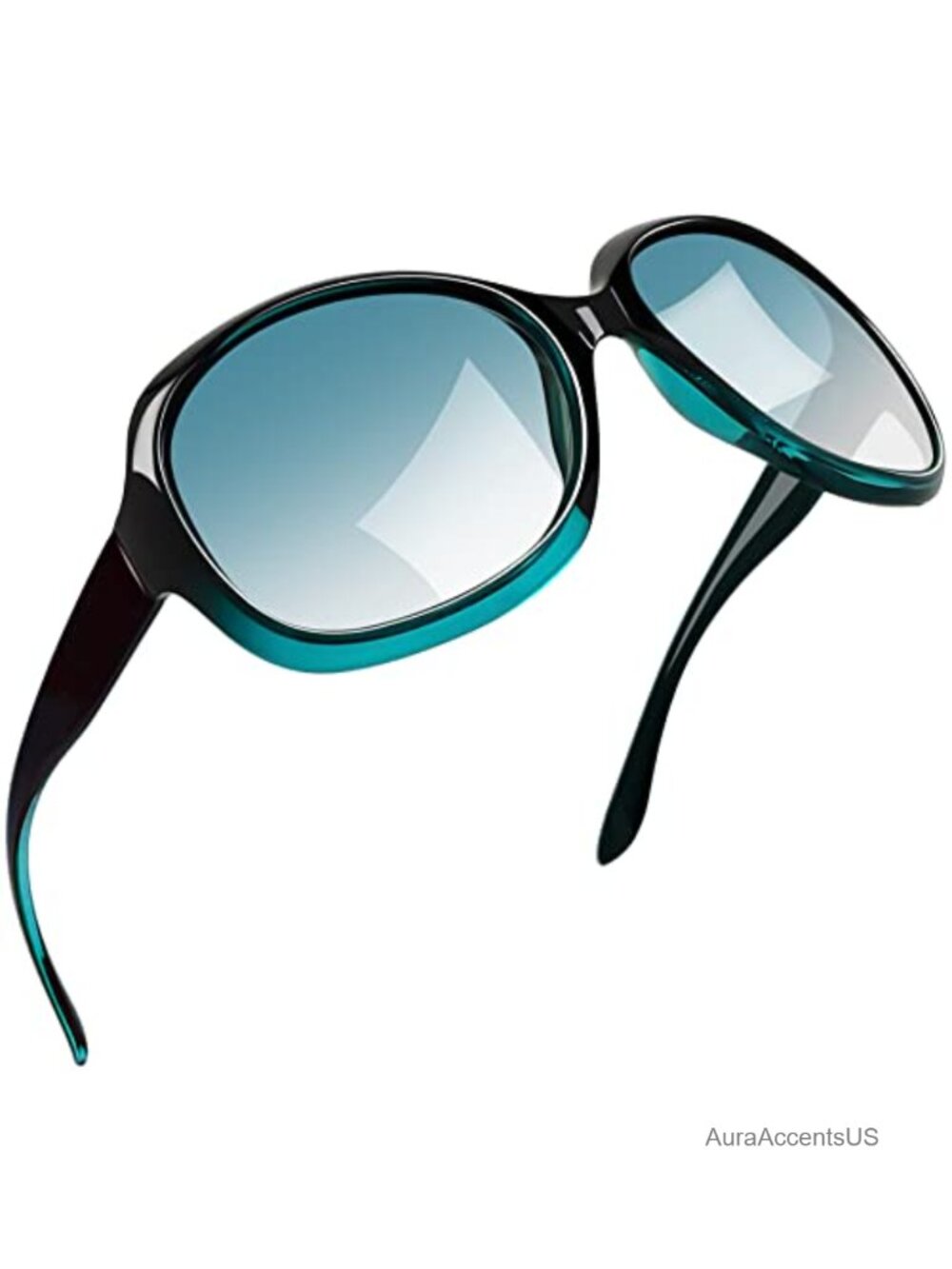 Oversized Polarized Butterfly Sunglasses UV400 Full Frame Wrap Around